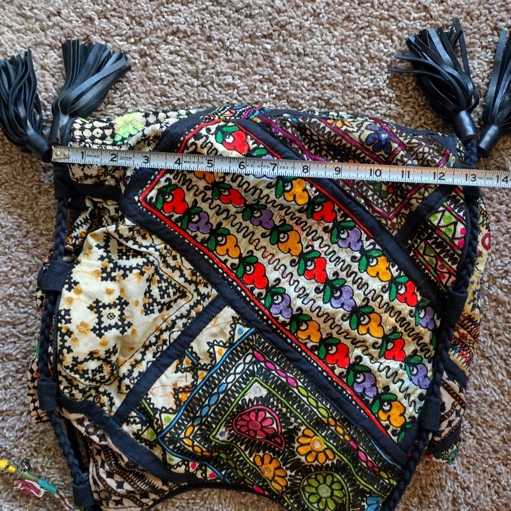 Gypsy Bohemian Patchwork Shoulder Bag - Picture 8 of 16